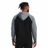 Sudadera con Capucha Hombre Under Armour  Wordmark Colorblock Negro