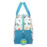 Portameriendas Térmico Baby Shark Surfing Azul Blanco 19 x 22 x 14 cm