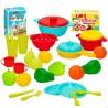 Set de Alimentos de Juguete Colorbaby Menaje y utensilios de cocina 31 Piezas (6 Unidades)