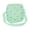 Bolso Bandolera Safta Coches Verde 16 x 18 x 4 cm