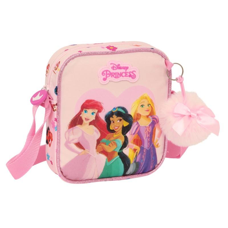 Bolso Bandolera Disney Princess Summer adventures Rosa 16 x 18 x 4 cm