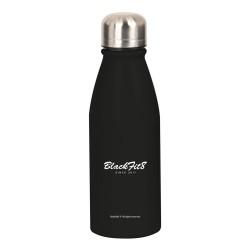 Botella de Agua BlackFit8 Negro Gris 500 ml