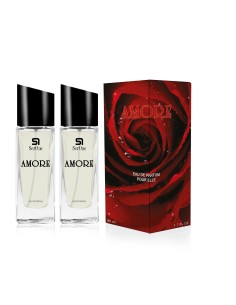 PERFUME DE EQUIVALENCIA PARA MUJER AMORE 2X50 ML
