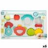 Set de sonajeros Colorbaby 6 Piezas 12,5 x 1,5 x 6,5 cm (6 Unidades)