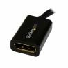 Adaptador Mini DisplayPort a DisplayPort Startech MDP2DPMF6IN          Negro