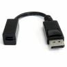 Adaptador Mini DisplayPort a DisplayPort Startech DP2MDPMF6IN          4K Ultra HD Negro