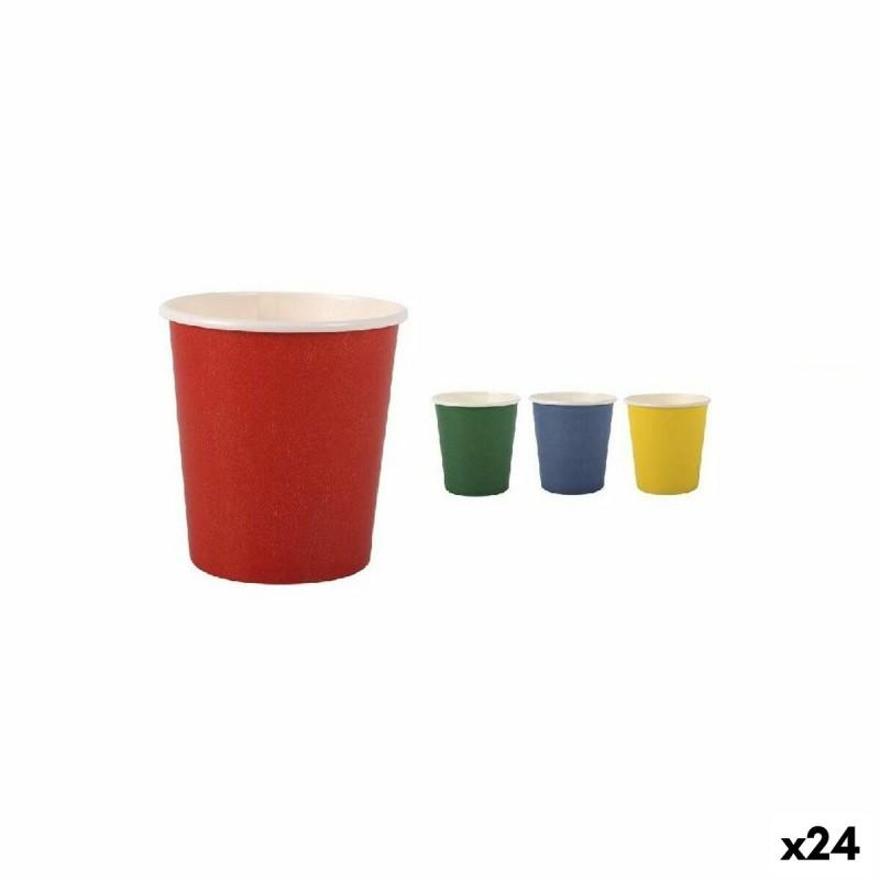 Set de Vasos Algon Desechables Cartón Multicolor 20 Piezas 120 ml (24 Unidades)