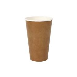 Set de Vasos Algon Desechables papel kraft 6 Piezas 450 ml (16 Unidades)