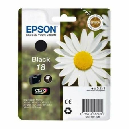 Cartucho de Tinta Original Epson Cartucho Epson 18 negro Negro