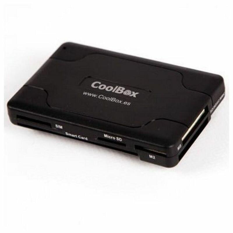 Lector de Tarjetas Externo CoolBox CRE-065A Negro