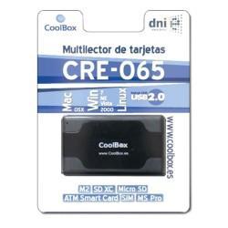 Lector de Tarjetas Externo CoolBox CRE-065A Negro