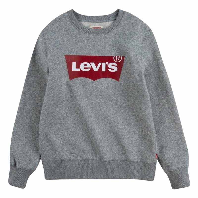 Sudadera sin Capucha Niño Levi's  Batwing Crewneck  Gris oscuro