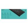 Teclado Logitech 920-005217 Negro QWERTY Qwerty US