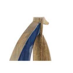 Figura Decorativa Home ESPRIT Azul Natural Mediterráneo 17 x 2,5 x 25 cm