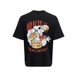 Camiseta de Manga Corta Hombre Only & Sons Onsdisney Life Rlx Negro