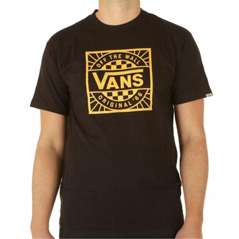 Camiseta de Manga Corta Hombre Vans Original B-B  Negro