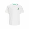 Camiseta de Manga Corta Infantil Jack & Jones Jorcole Back Print Blanco Verde