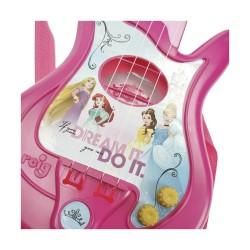 Guitarra Infantil Disney Princess Micrófono Rosa Princesas Disney