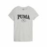 Camiseta de Manga Corta Puma Squad Graphicc Tlight Gris claro (XS)