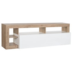 Mueble de TV DKD Home Decor Blanco Marrón Metal Madera MDF 184 x 42 x 58 cm