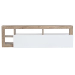 Mueble de TV DKD Home Decor Blanco Marrón Metal Madera MDF 184 x 42 x 58 cm