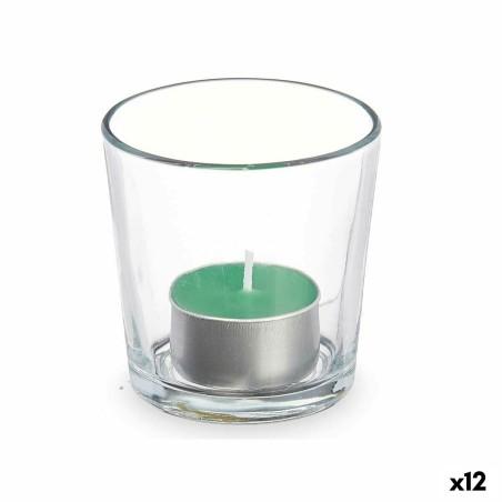 Vela Perfumada 7 x 7 x 7 cm (12 Unidades) Vaso Bambú