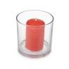 Vela Perfumada 10 x 10 x 10 cm (6 Unidades) Vaso Frutos rojos