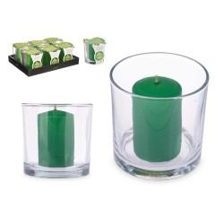 Vela Perfumada 10 x 10 x 10 cm (6 Unidades) Vaso Bambú