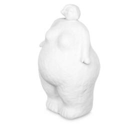 Figura Decorativa Blanco Dolomita 14 x 25 x 11 cm (6 Unidades) Mujer De pie