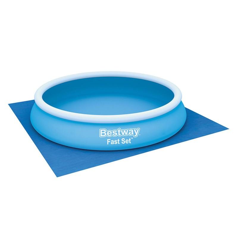 Suelo protector para piscinas desmontables Bestway 396 x 396 cm