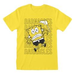 Camiseta de Manga Corta Unisex Spongebob Barnacles Amarillo