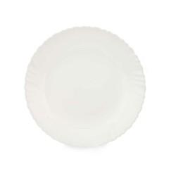 Plato Llano Blanco 24 x 2 x 24 cm (24 Unidades)