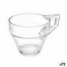 Taza Transparente Vidrio (72 Unidades) Café 200 ml