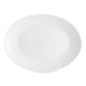 Fuente de Cocina Blanco Vidrio 34 x 2,5 x 25 cm (18 Unidades)