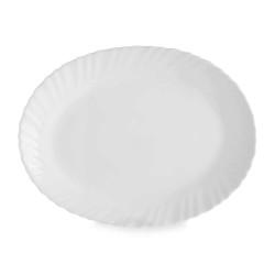 Fuente de Cocina Blanco Vidrio 25 x 2 x 19 cm (24 Unidades)