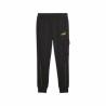 Pantalón de Chándal para Adultos Puma Ess+ Minimal Gold Negro Hombre