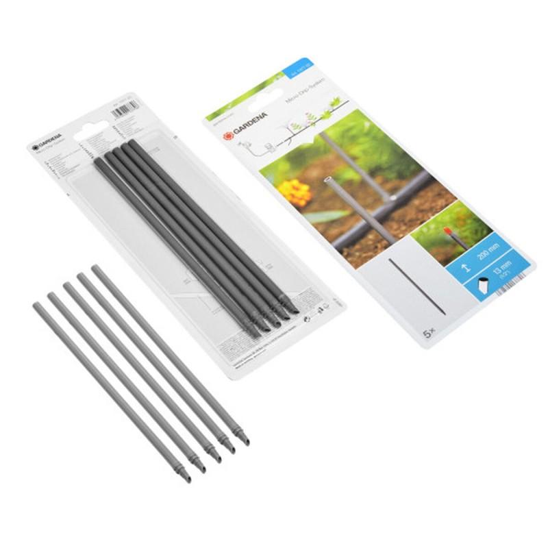 Tubo de extensión Gardena Micro-Drip-System 13326-20 13 mm 20 cm 5 Unidades