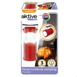 Farol LED Aktive Rojo Camping (6 Unidades)