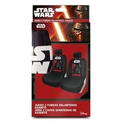 Fundas para Asientos de Coche Star Wars Darth Vader Universal Delantero Negro 2 Unidades