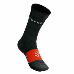 Calcetines Deportivos Compressport Pro Racing Rojo Negro