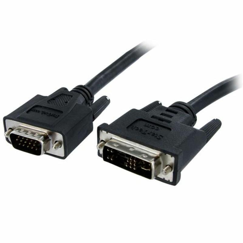 Cable DVI-A a VGA Startech DVIVGAMM1M           Negro 1 m