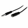 Cable Alargador Jack (3,5 mm) Startech MU1MMFS              Negro 1 m