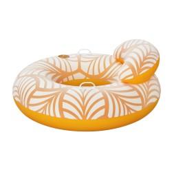 Sillón Hinchable para Piscina Bestway Deluxe 118 x 117 cm Naranja