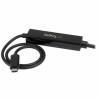 Cable USB C a DVI-D Startech CDP2DVIMM1MB Negro 1 m