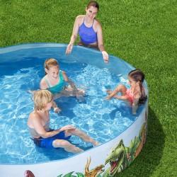 Piscina Hinchable para Niños Bestway Dinosaurios 244 x 46 cm