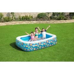 Piscina Hinchable para Niños Bestway Floral 229 x 152 x 56 cm Azul