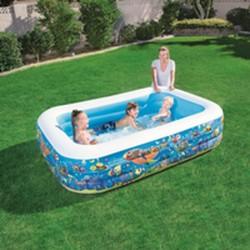 Piscina Hinchable para Niños Bestway Floral 229 x 152 x 56 cm Azul