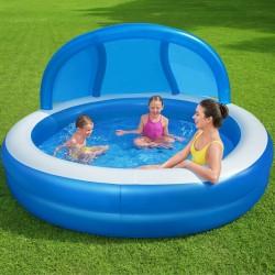 Piscina Hinchable para Niños Bestway 241 x 241 x 140 cm Azul Blanco