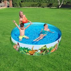 Piscina Hinchable para Niños Bestway Dinosaurios 183 x 38 cm