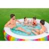 Piscina Hinchable para Niños Bestway 206 x 206 x 51 cm Arcoíris